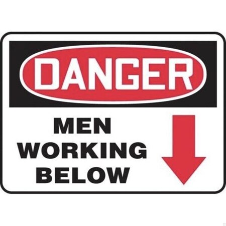 Accuform SAFETY SIGN 10 in  X 14 in  DURAPLASTIC UNIT MCRT021XT